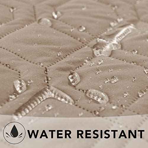 Waterproof Dog Bed Cover Pet Blanket for Furniture Bed Couch Sofa Reversible (30x60 Inch (Pack of 1) / Cream+beige)