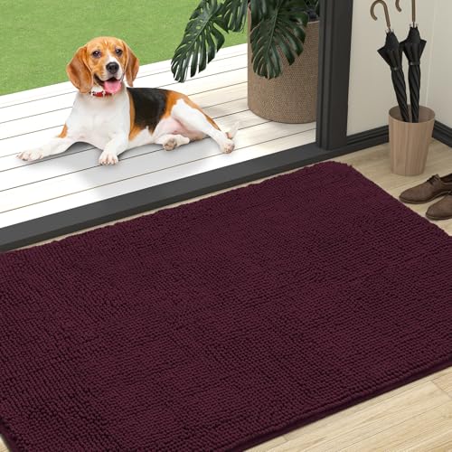 Dog Door Mat for Muddy Paws 47x32 (Russet / 47" X 32")
