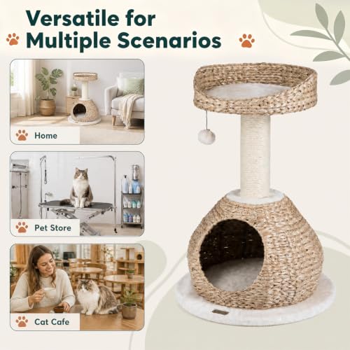 28 inch Modern Cat Tree (28 inches / Beige)