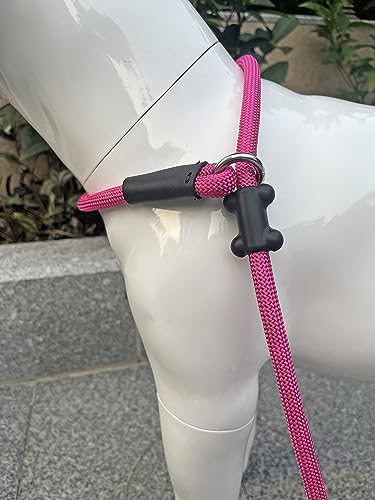 Slip Lead Dog Leash (1/2"×4ft / Fuchsia)