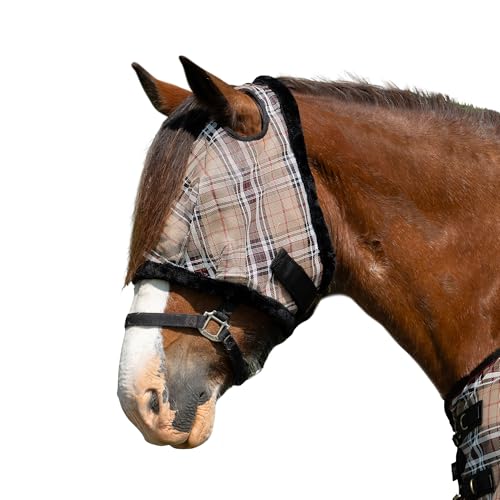 Kensington UV Fly Mask with Fleece Trim (121-Deluxe Black)