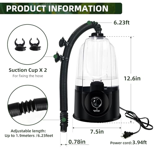 3.8L Reptile Fogger Mister (3.8 liters)