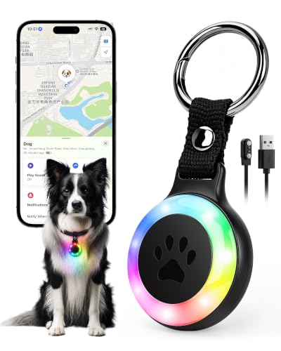 Pet Tracker for Dogs Cats (Black)