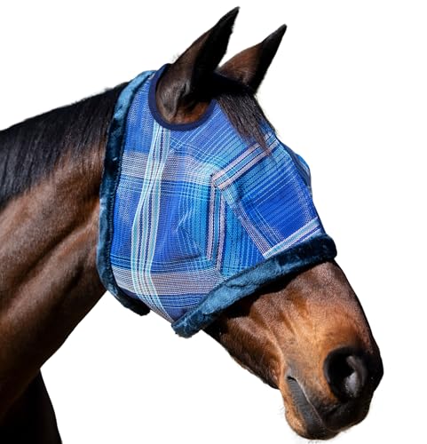 Kensington UV Fly Mask with Fleece Trim (181 - Kentucky Blue)