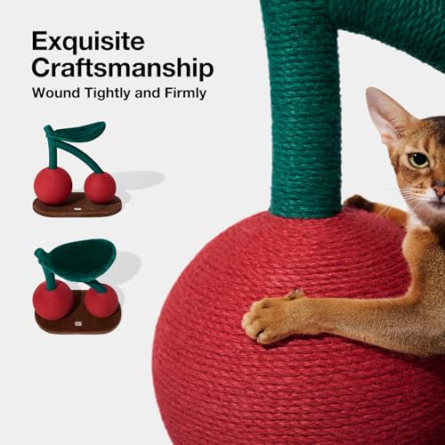 Cat Scratching Post (Large Cherry Cat Tree)