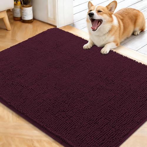 Dog Door Mat for Muddy Paws 40x32 (Russet / 40" X 32")