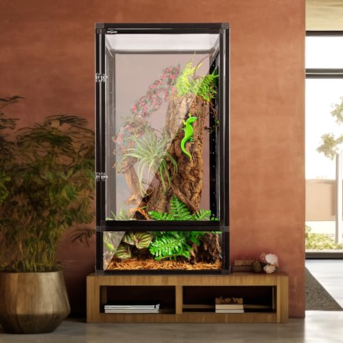 16" x 16" x 30" Front Opening Chameleon Cage with 3 (16" x 16" x 30")