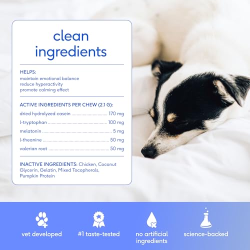 Advanced Calming Chews for Dogs (120 Count)