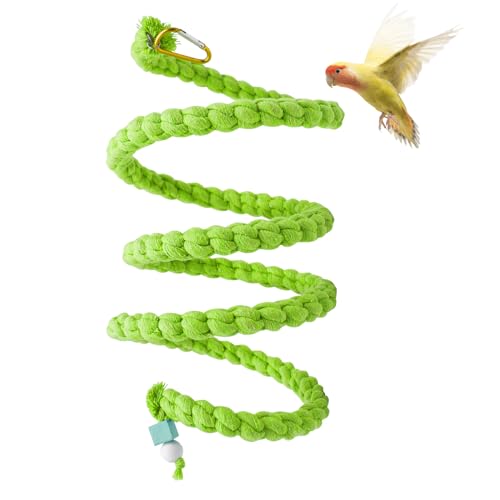 59 Inches Spiral Rope Perch (59 inches / Green)