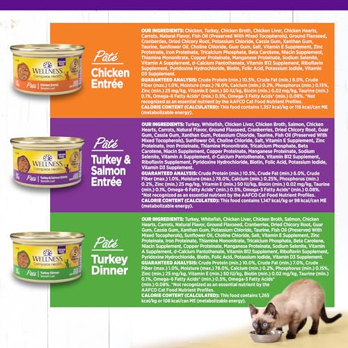 Complete Health Pate Variety Pack Adult Canned Wet Cat Food (3 Ounce (Pack of 24))