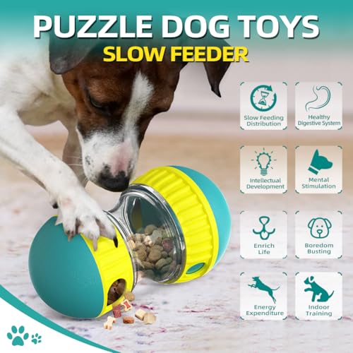Interactive Dog Puzzle Toy (Green)