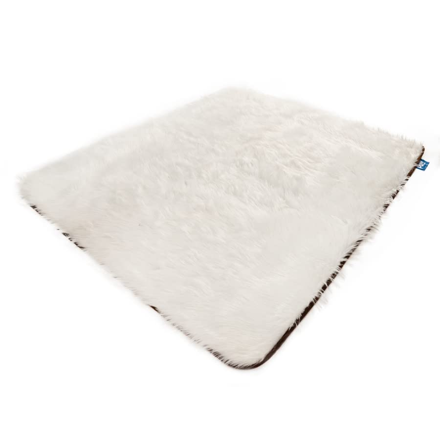 PupProtector Waterproof Throw Blanket (Polar White / Large (80" L x 62" W))