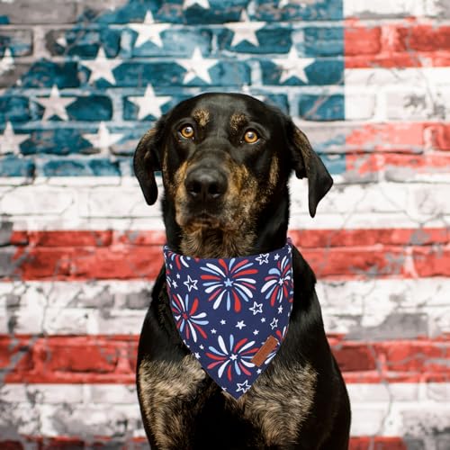 American Flag Dog Bandana (Large / Flag-1)