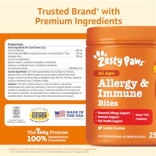 Dog Allergy Chews (250 Count (Pack of 1) - Standard)