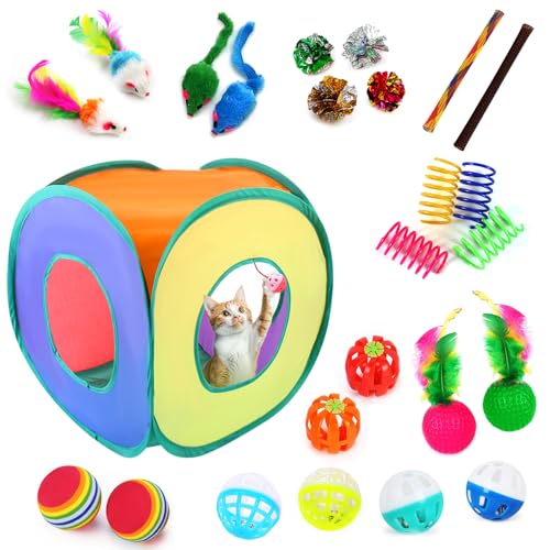25 Pcs Cat Toys for Cats