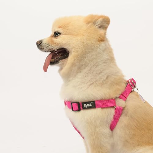 No Pull Dog Harness Large Sized Step (DeepPink / Large)