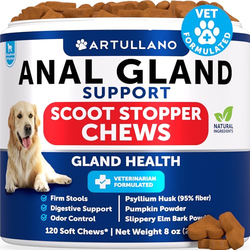 Anal Gland Support Chews for Dogs (120 Treats)