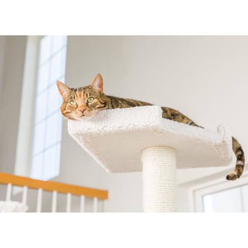 Cat Tree Model B7801 (32"(L)X27"(W)X78"(H) / Alabaster)