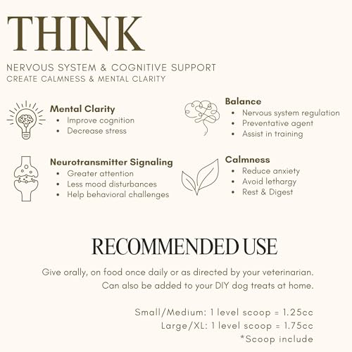 Think Cognitive and Calming Supplement with Collagen and Magnesium (Small/Medium Breeds)