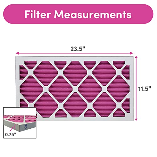 12x24x1 Air Filter (4-Pack / 12" x 24" x 1")