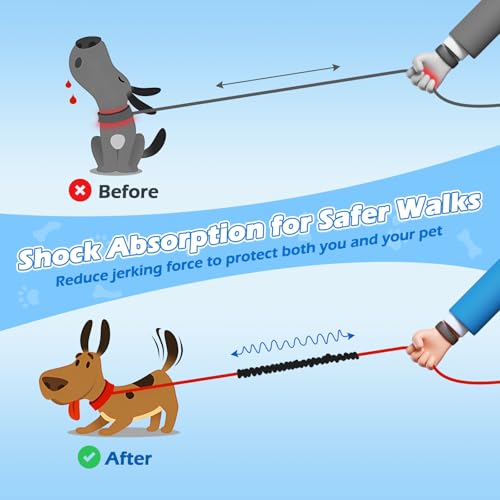 Bungee Dog Leash Extender (Black)