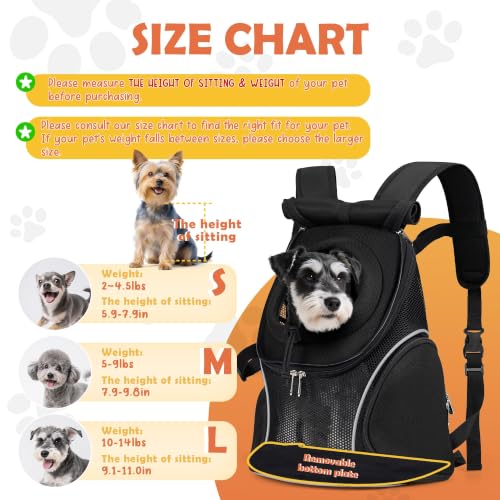 Pet Dog Carrier Backpack with Windows (Black 2.0)