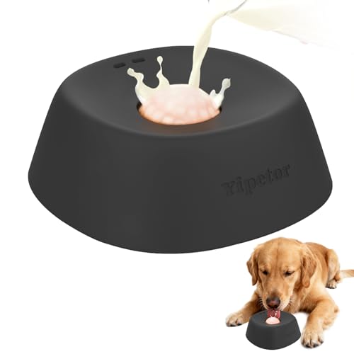 Dog Lick Bowl (black / Medium)