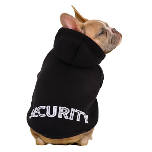 Dog Hoodie Flannel Pet Hooded Sweater with Hat Puppy Pullover Sweater Shirt (XX-Large / Security)