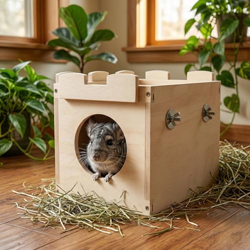 Castle Hanging Chinchilla House (Large Hanging)