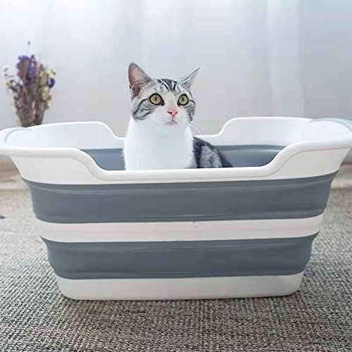 Collapsible Pet Bathtub (Grey)