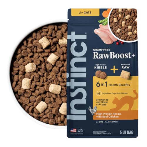 RawBoost Dry Cat Food + Freeze Dried (5 Pound (Pack of 1))