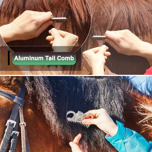 Horse Grooming Kit 13 Piece (Brown Green)