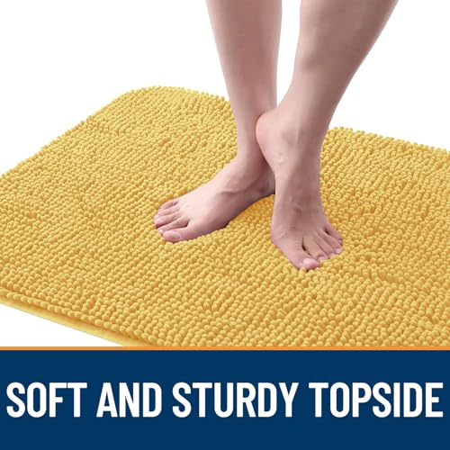 Dog Door Mat for Muddy Paws 30x17 (Yellow / 30" X 17")