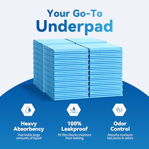 Bed Pads Disposable 30" x 36" [100 Count] Adult Incontinence Underpads (30"x36" (100 Pcs))