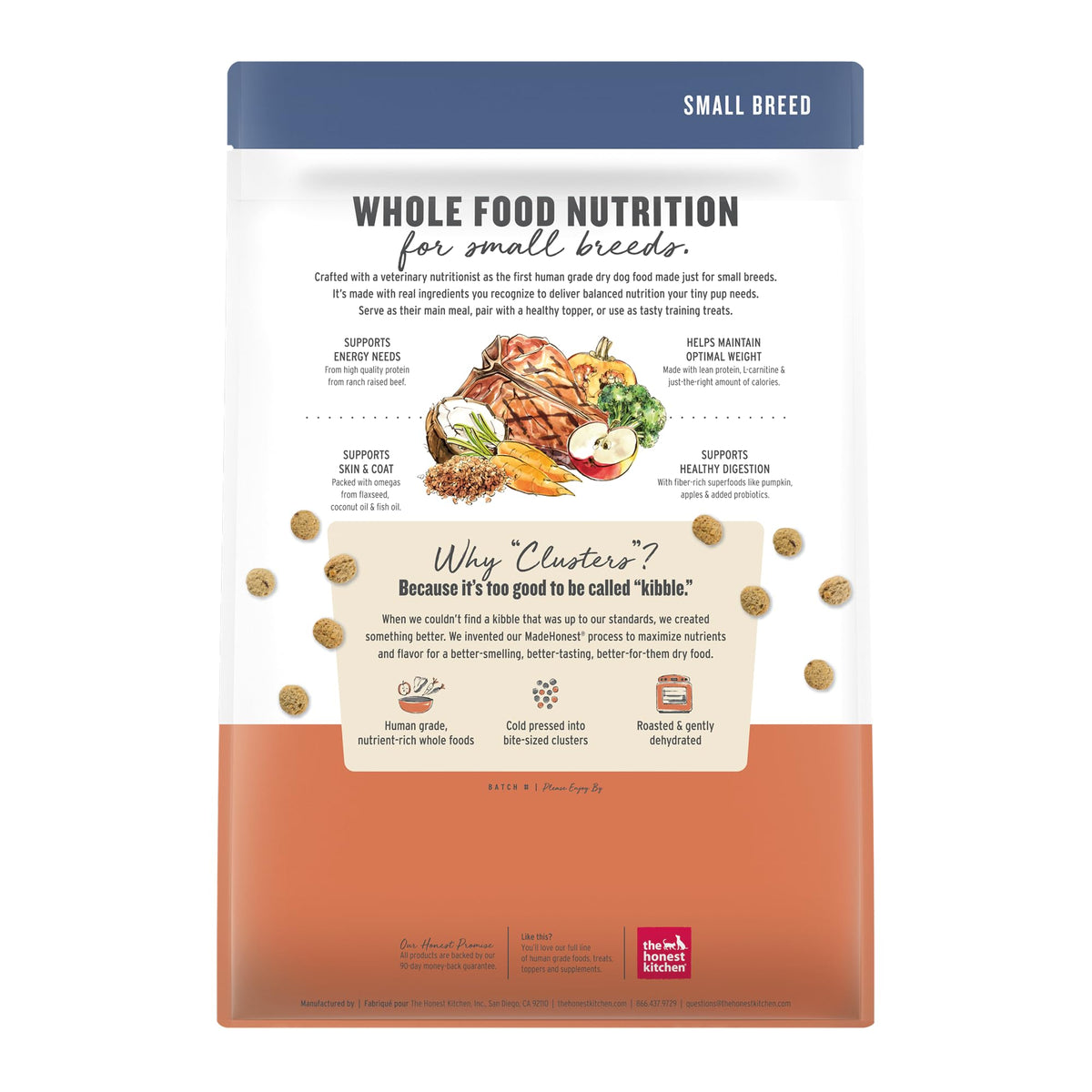 Grain Free Beef & Superfoods Whole Food Clusters (4 Pound (Pack of 1))