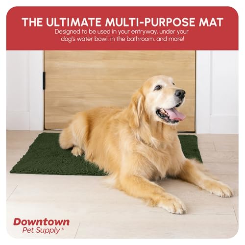 Dog Mud Mat 36" x 26" Chive (36" x 26" / Chive)