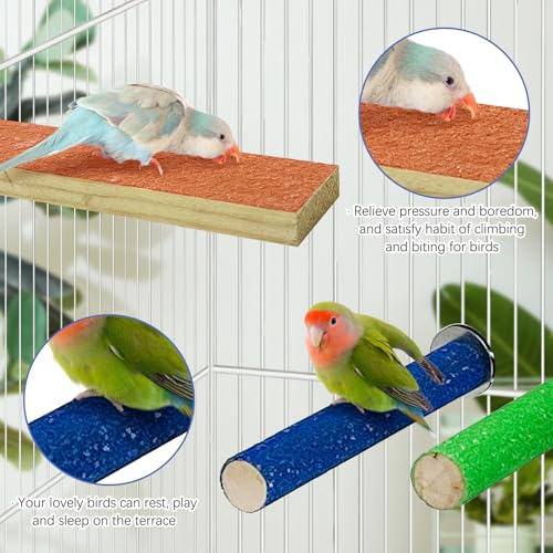 5 PCS Bird Perch Stand