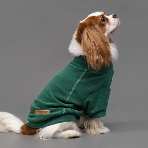 3 Pack Fleece Dog Sweater (XX-Large / Dark Green-Aqua Green-Bean Green)