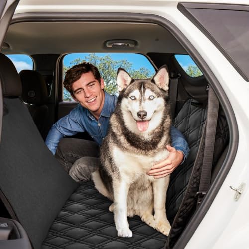 Dog Car Seat Cover (XL – Fits Large SUVs & Full-Size Trucks / Black)