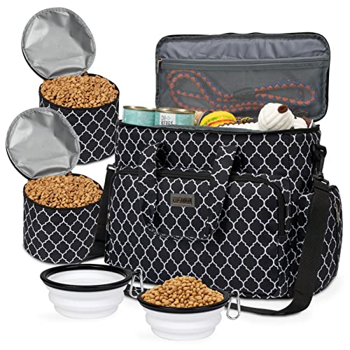 Dog Travel Bag (DLblack / Large)