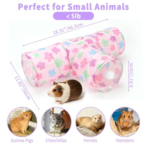 Guinea Pig Tunnel Hideout 3 (Flower)