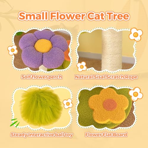 Flower Cat Trees (17.5" / Colorful Flower)