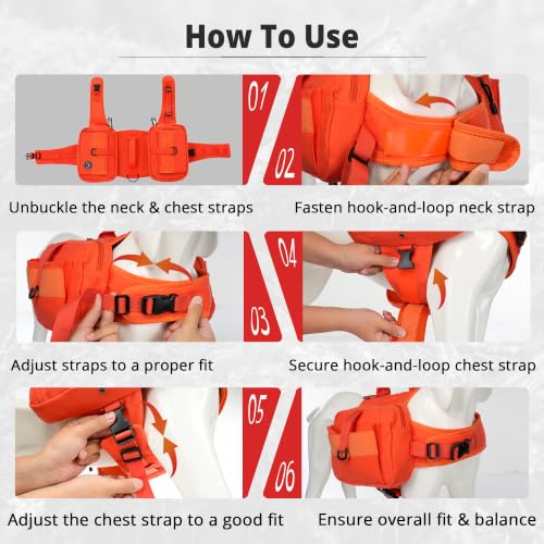 Dog Backpack & Saddle Bag (Orange)