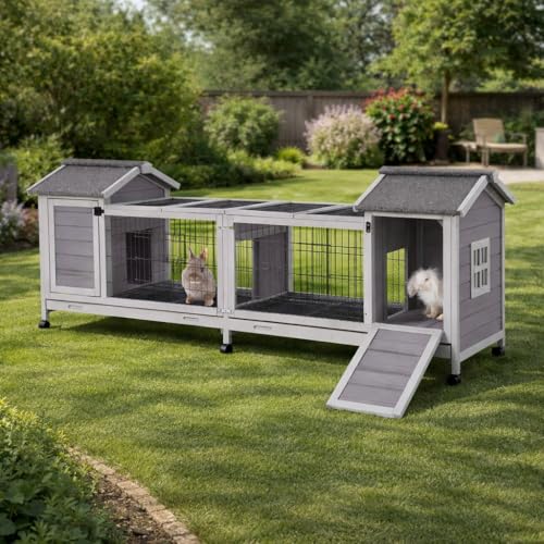 Rabbit Hutch Outdoor with Run