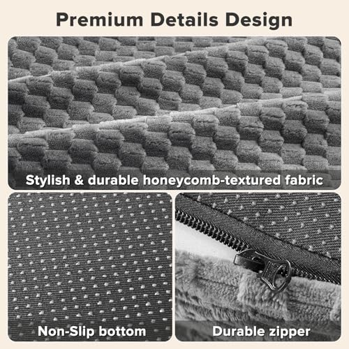 XL Orthopedic Dog Beds Large Sized Dog (Dark grey / XL(42"x 32"x 7"))