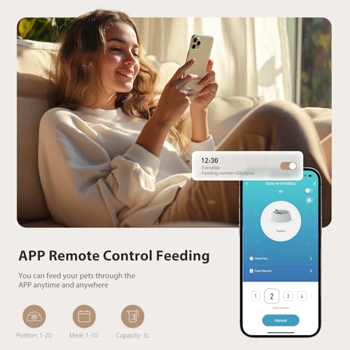 Automatic Cat Feeder 5G WiFi and Water Dispenser