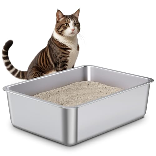 Stainless Steel Litter Box (Medium)