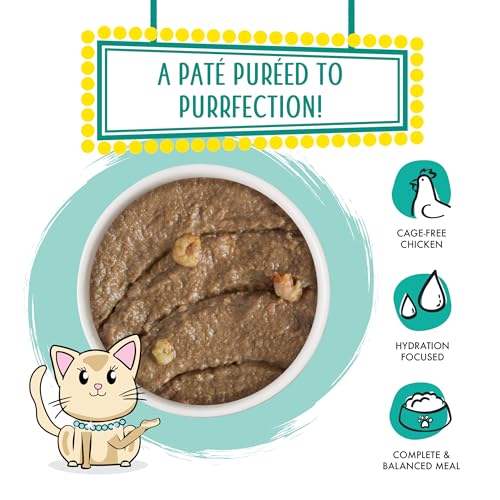 Wet Cat Food Meows n Holler PurrAmid with Chicken and Shrimp Pate
