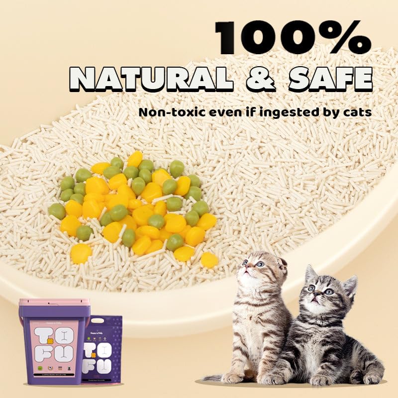 Happy&Polly Tofu Cat Litter (5.5lbx3bags)