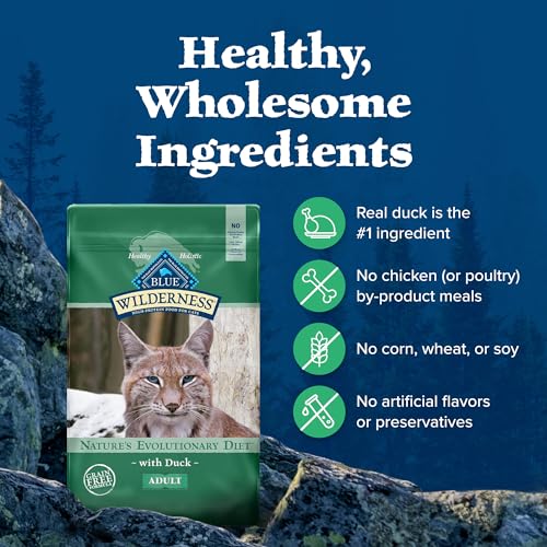 Blue Buffalo Wilderness Duck Adult Dry Cat Food
